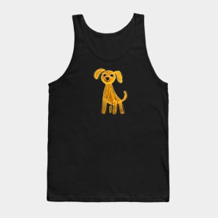 Crayon Puppy #2 Tank Top